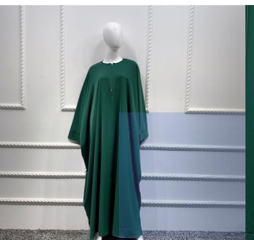 Large Solid Bat Sleeves Robe