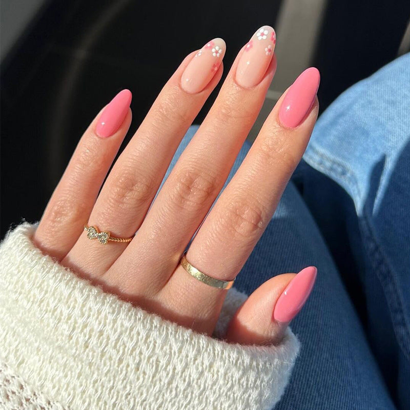 Women's Long Rhinestone Nail Stickers