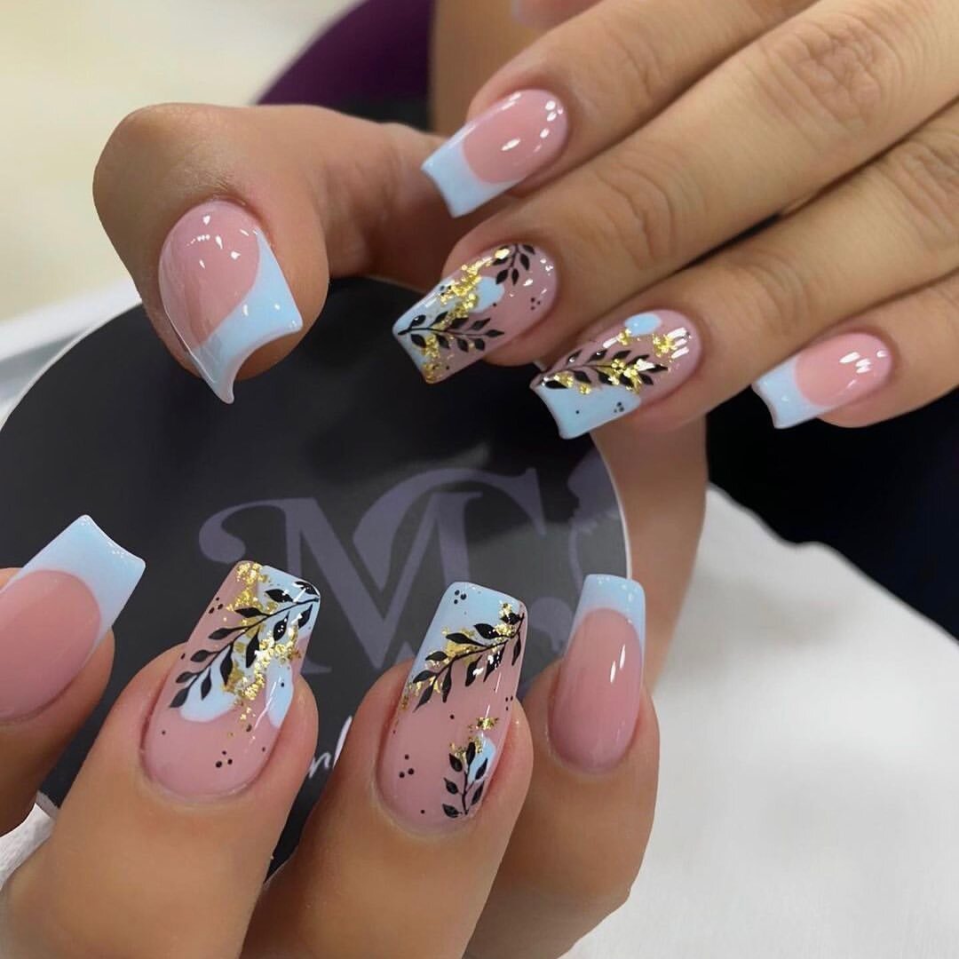 Women's Long Rhinestone Nail Stickers