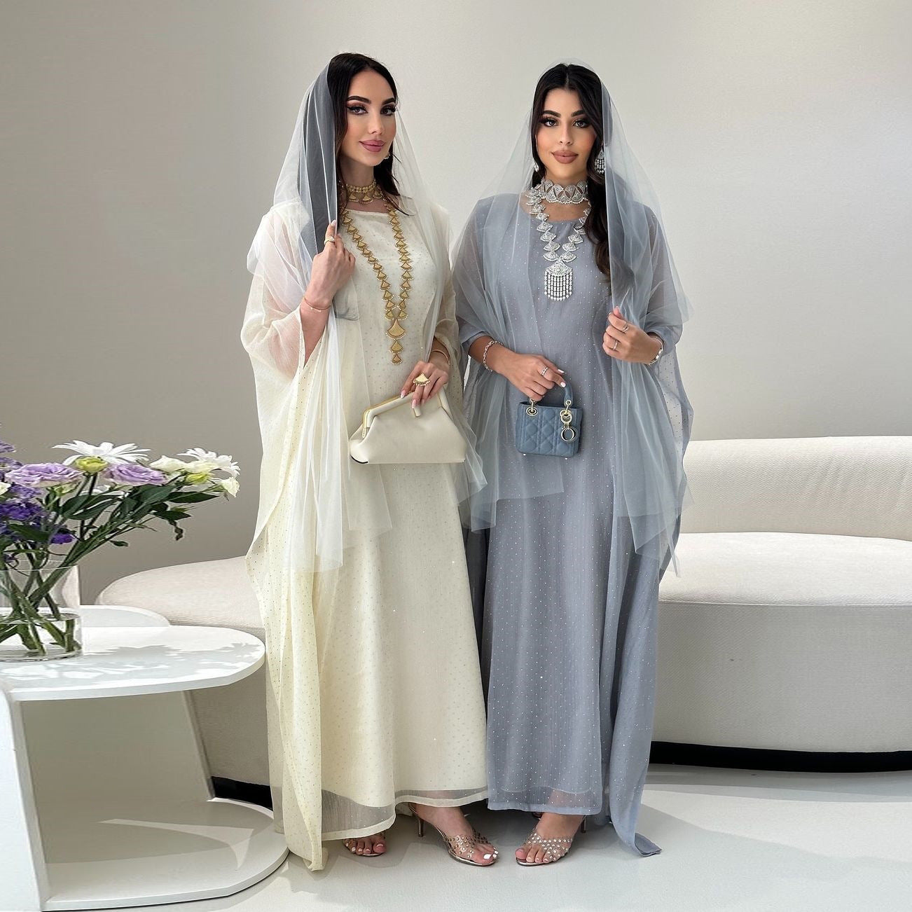 Women's Pullover Robe Waist-slimming Long Dress