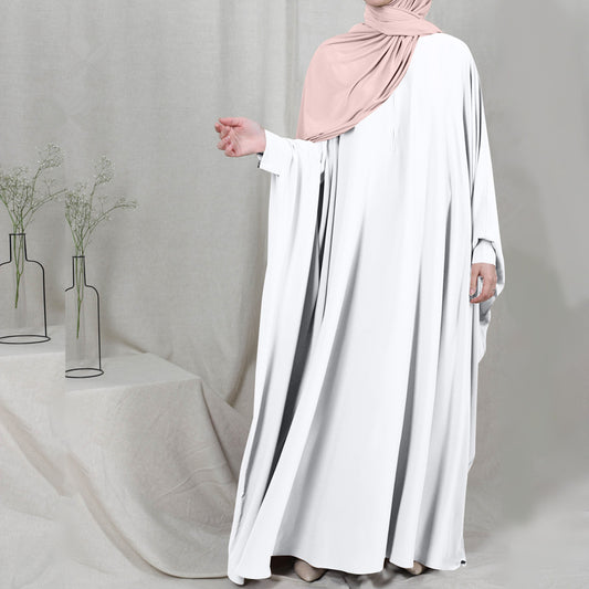 Large Solid Bat Sleeves Robe
